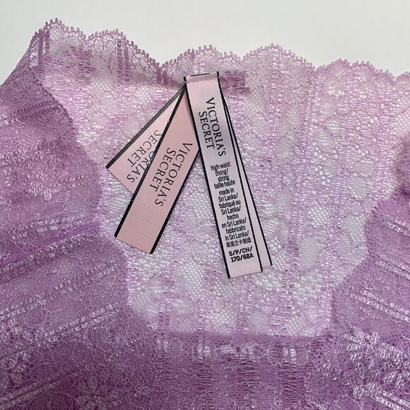 NWT Victoria’s Secret high rise lace thong size xs - Picture 5 of 6
